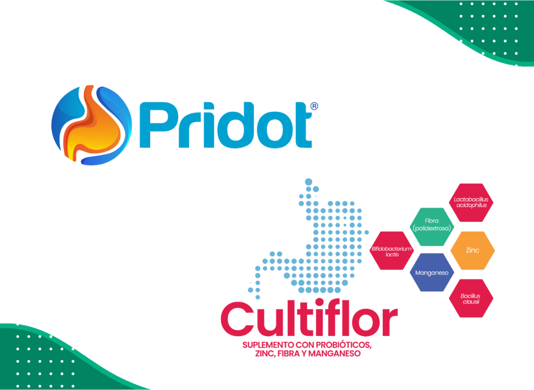 Cultiflor®  y Pridot® innovaciones en el portafolio de la línea Gastrointestinal de GrupoFarma del Ecuador