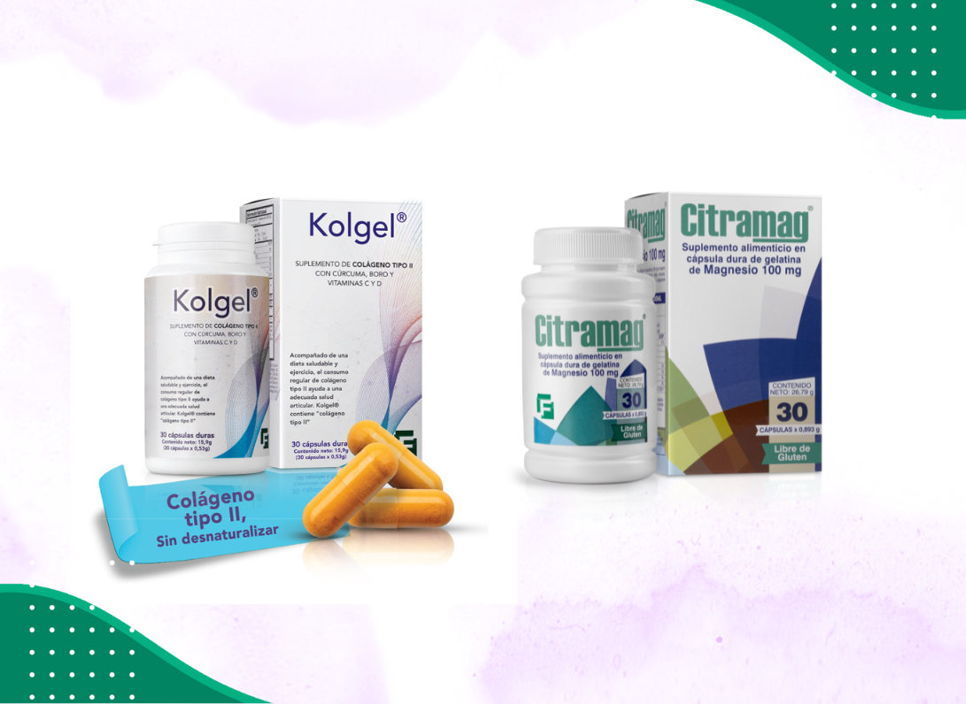 GrupoFarma del Ecuador robustece su línea osteomuscular con el lanzamiento de Kolgel® y Citramag®